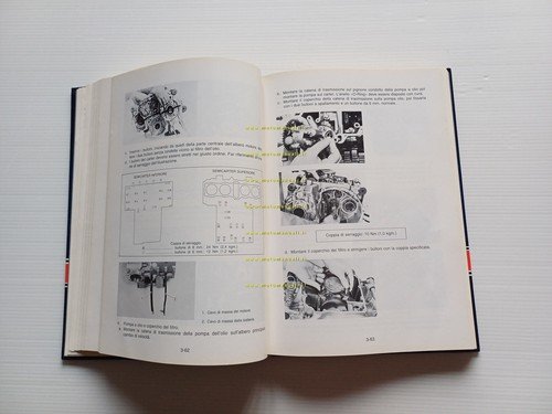 Yamaha XJ 650 1986 manuale officina riparazione ITALIANO originale