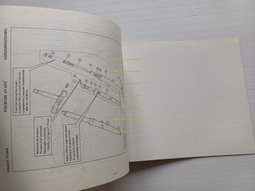 Yamaha XJ 650 27F AGGIORNAMENTO 1983 manuale officina originale