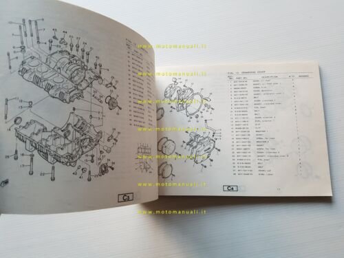 Yamaha XJ 650 4K0 1980 catalogo ricambi originale spare parts …
