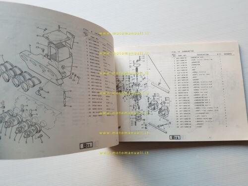 Yamaha XJ 650 4K0 1980 catalogo ricambi originale spare parts …