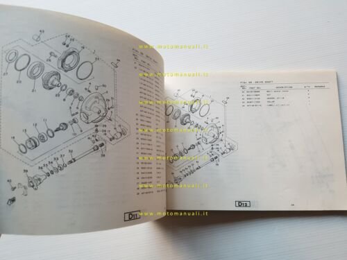 Yamaha XJ 650 4K0 1980 catalogo ricambi originale spare parts …