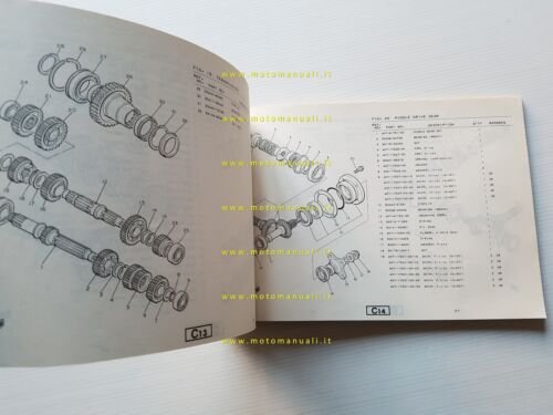 Yamaha XJ 650 4K0 1980 catalogo ricambi originale spare parts …