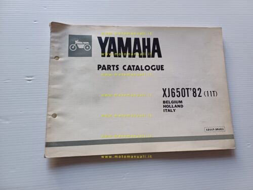 Yamaha XJ 650 T Turbo 11T 1982 catalogo ricambi originale …