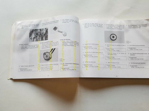 Yamaha XJ 650 T Turbo 11T 1982 supplemento manuale officina …