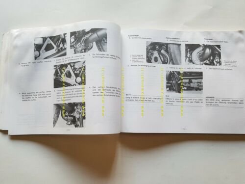 Yamaha XJ 650 T Turbo 11T 1982 supplemento manuale officina …