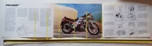 Yamaha XJ 650 T Turbo depliant originale TEDESCO moto brochure …