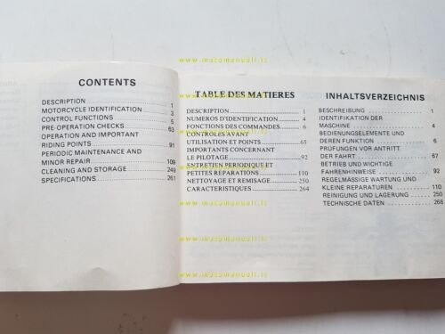 Yamaha XJ 750 11M 1981 manuale uso manutenzione originale