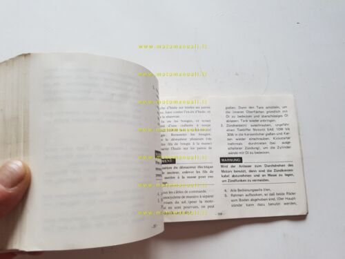 Yamaha XJ 750 11M 1981 manuale uso manutenzione originale