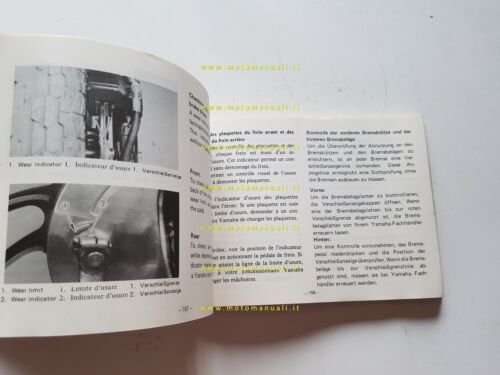 Yamaha XJ 750 11M 1981 manuale uso manutenzione originale