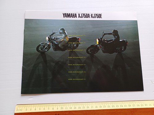 Yamaha XJ 750 A - XJ 750 E 1981 depliant …