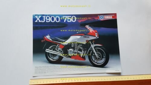 Yamaha XJ 900 - 750 1984 depliant ORIGINALE