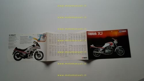 Yamaha XJ 900 1983 depliant italiano originale
