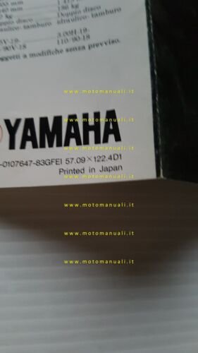 Yamaha XJ 900 1983 depliant italiano originale