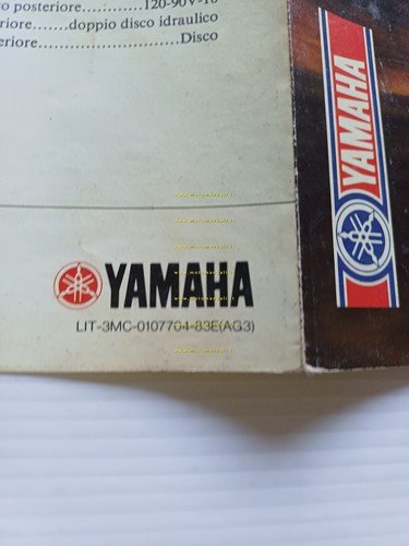 Yamaha XJ 900 1983 depliant moto ITALIANO originale