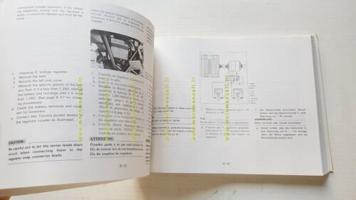 Yamaha XJ 900 1983 manuale officina INGLESE originale workshop manual