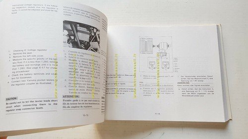 Yamaha XJ 900 1983 manuale officina INGLESE originale workshop manual
