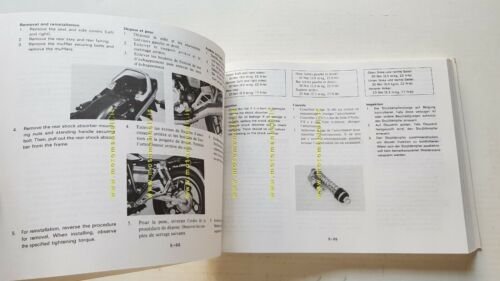 Yamaha XJ 900 1983 manuale officina INGLESE originale workshop manual