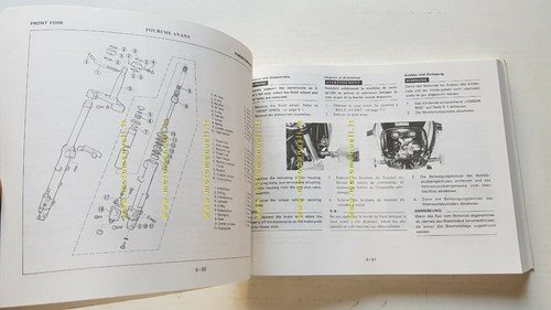 Yamaha XJ 900 1983 manuale officina INGLESE originale workshop manual