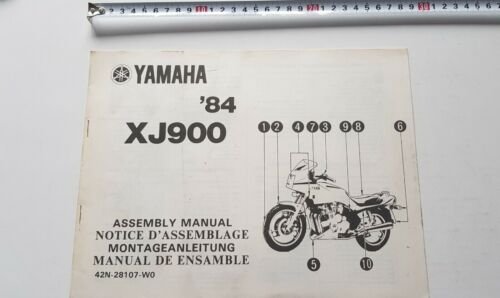 Yamaha XJ 900 1984 manuale assemblaggio officina originale no riparazione