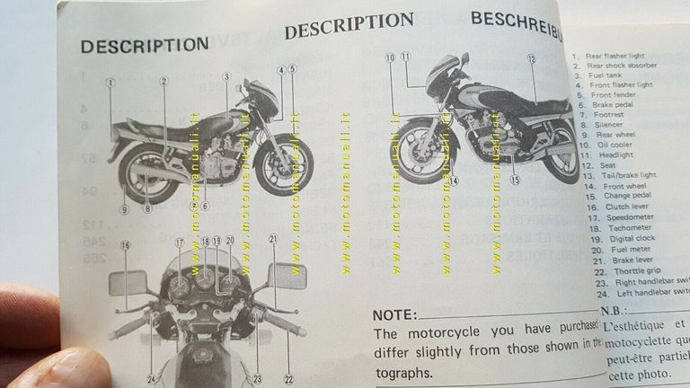 Yamaha XJ 900 31A 1982-3 manuale uso originale owner's manual …