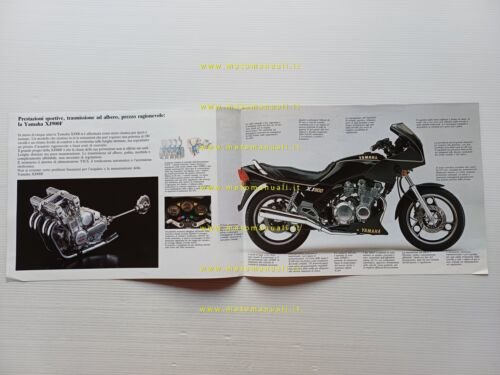 Yamaha XJ 900 F 1987 depliant italiano originale