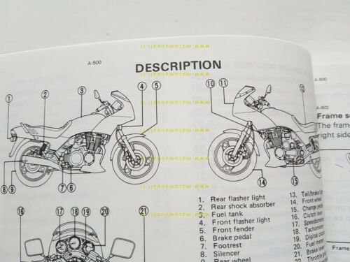 Yamaha XJ 900 F 3NG 1989 manuale uso manutenzione ITALIANO …