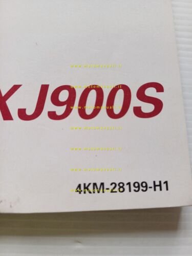 Yamaha XJ 900 S 4KM 1994 manuale uso manutenzione originale …