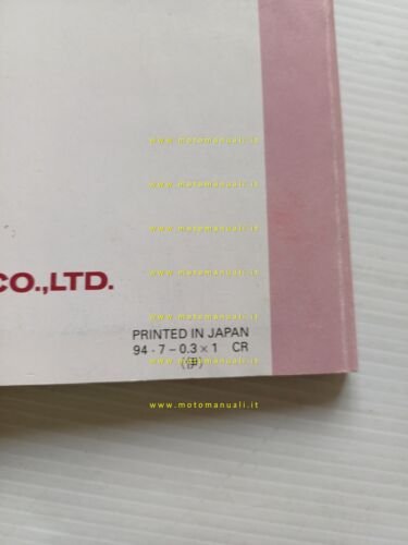 Yamaha XJ 900 S 4KM 1994 manuale uso manutenzione originale …