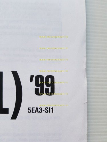 Yamaha XJR 1300 5EA3-SI1 1999 Service Information manuale officina originale