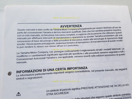 Yamaha XJR 1300 5EA3-SI1 1999 Service Information manuale officina originale