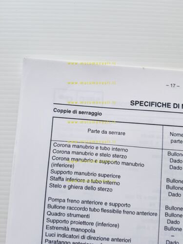 Yamaha XJR 1300 5EA3-SI1 1999 Service Information manuale officina originale