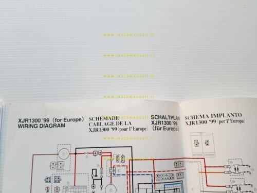Yamaha XJR 1300 5EA3-SI1 1999 Service Information manuale officina originale