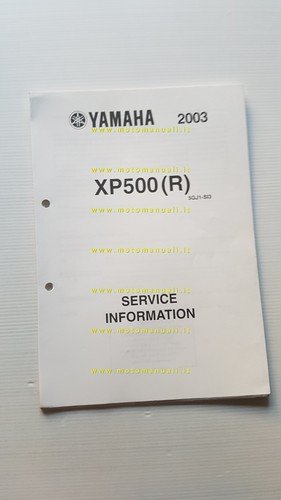 Yamaha XP500 TMAX 2003 Service Information manuale officina italiano originale