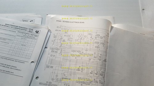 Yamaha XP500 TMAX 2003 Service Information manuale officina italiano originale