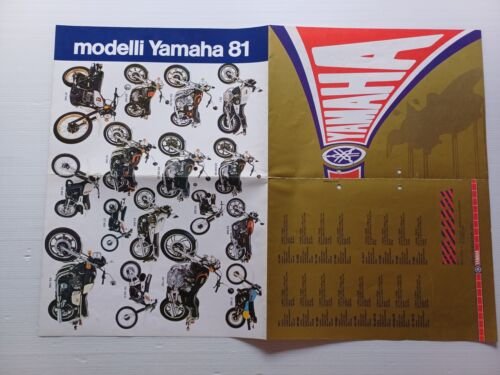 Yamaha XS 1100 - produzione modelli 1982 depliant italiano originale