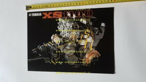 Yamaha XS 1100 1978 depliant ITALIANO originale moto brochure