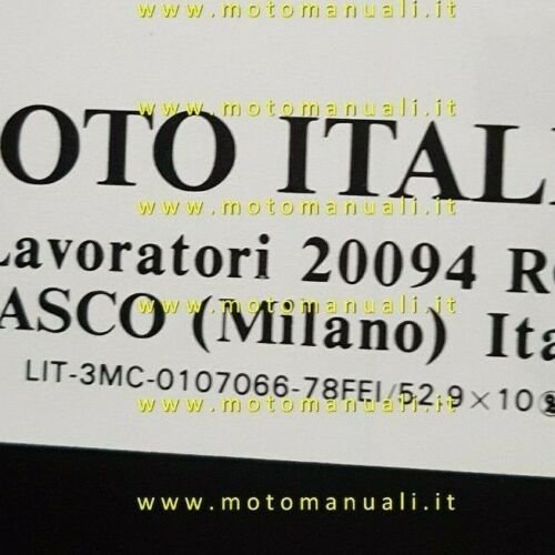 Yamaha XS 1100 1978 depliant ITALIANO originale moto brochure