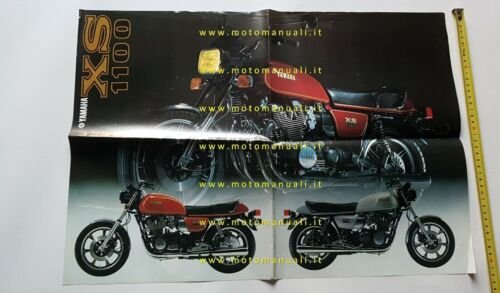 Yamaha XS 1100 1978 depliant ITALIANO originale moto POSTER brochure