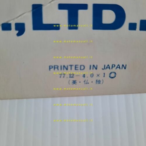 Yamaha XS 1100 E 1978 Service Points manifesto poster per …