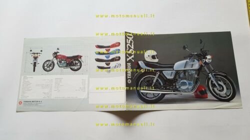 Yamaha XS 250 1979 depliant originale moto ENGLISH brochure