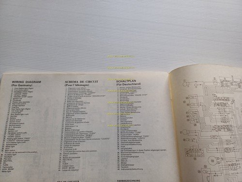 Yamaha XS 250-400 SE-SG 4G6 AGGIORNAMENTO 1980 manuale officina originale