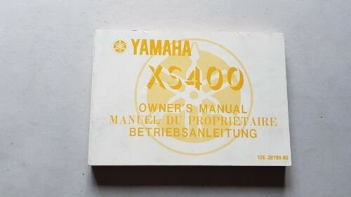 Yamaha XS 400 12E 1982 manuale uso manutenzione originale owner's …