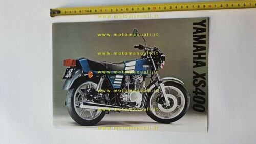 Yamaha XS 400 1980 depliant originale moto ITALIANO brochure