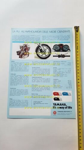 Yamaha XS 400 1980 depliant originale moto ITALIANO brochure