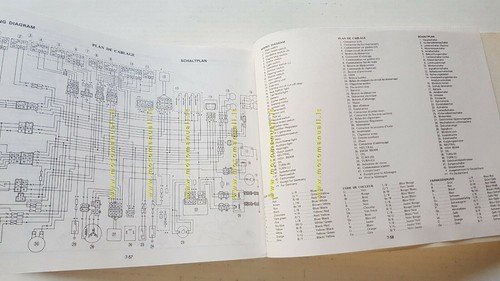 Yamaha XS 400 1982 manuale officina INGLESE originale workshop manual