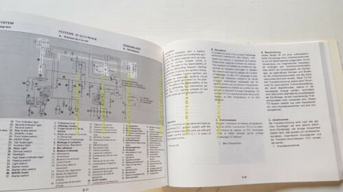 Yamaha XS 400 1982 manuale officina INGLESE originale workshop manual