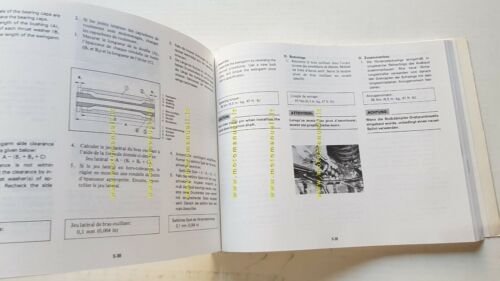 Yamaha XS 400 1982 manuale officina INGLESE originale workshop manual