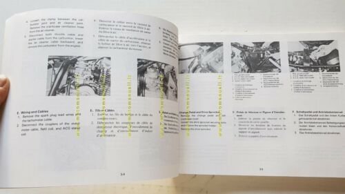 Yamaha XS 400 1982 manuale officina INGLESE originale workshop manual