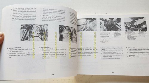 Yamaha XS 400 1982 manuale officina INGLESE originale workshop manual