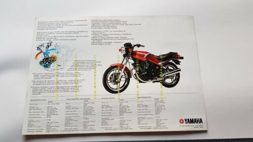 Yamaha XS 400 1983 depliant MOTO originale brochure
